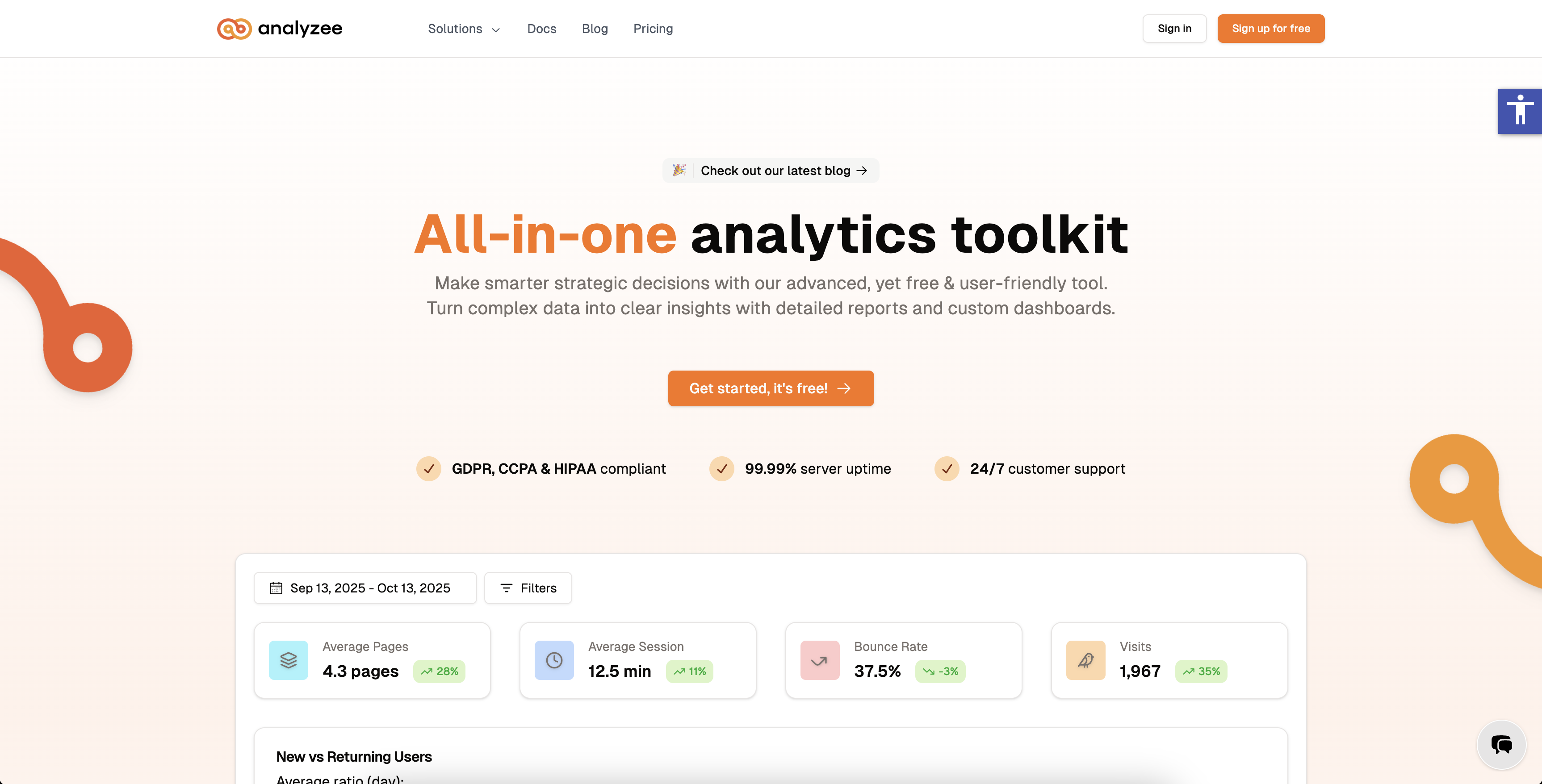 AI-Powered SaaS for Conversion Optimization screenshot