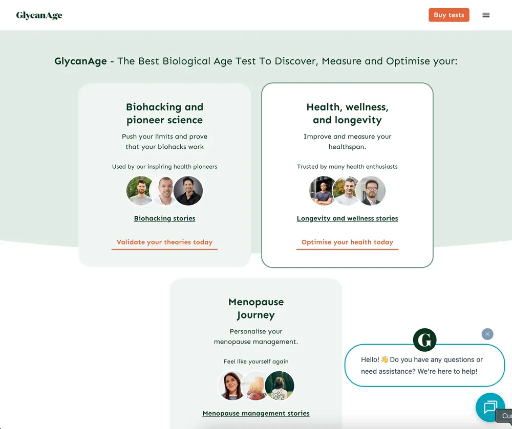 The Software Behind a Biological Age Test project